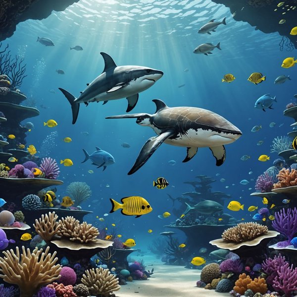 Comment les mécaniques de jeu peuvent-elles être utilisées pour enseigner les concepts de la biologie marine?